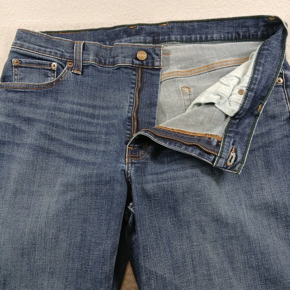 L.L.Bean Made in Mexico BeaFlex Standard Fit‎ Jeans Men 38X34 Blue Cotton